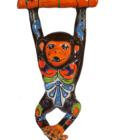 Talavera Hanging Monkey