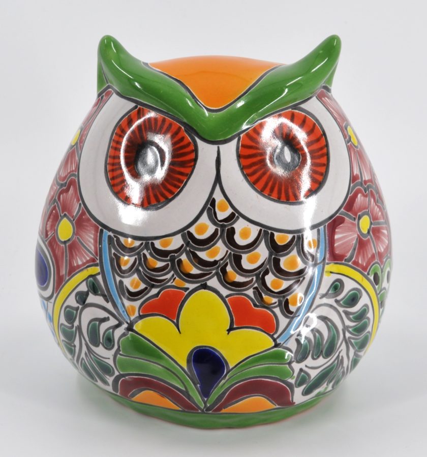 Talavera Owl Planter