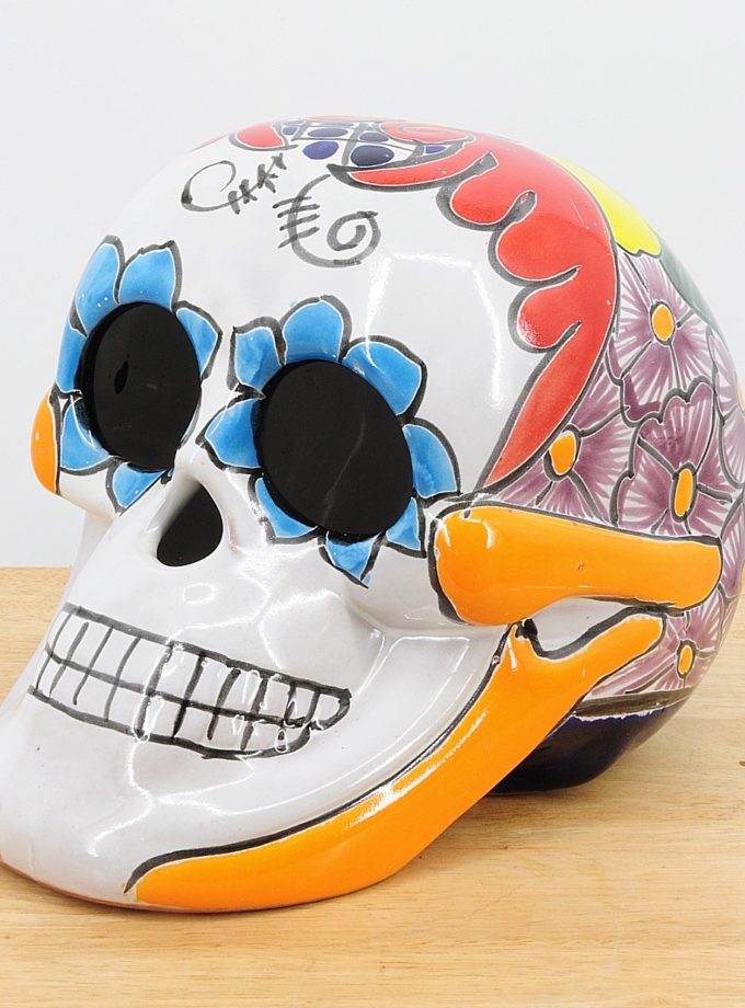 Talavera Skull Head