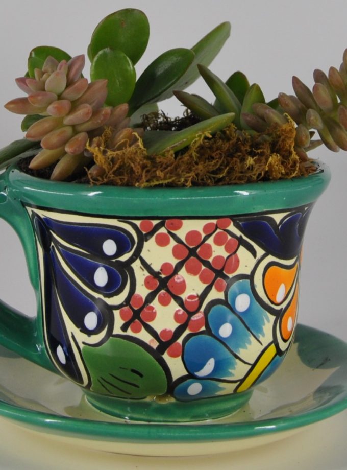 Talavera Teacup Arrangement