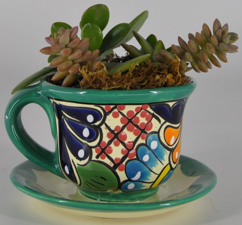 Talavera Teacup Arrangement